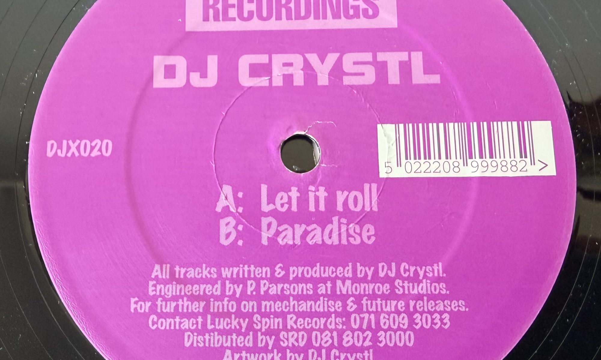 DJ Crystl - Paradise / Let It Roll (12")